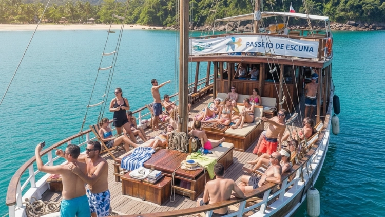 Escuna Instagram&aacute;vel &ndash; Praias da Fome e Jabaquara